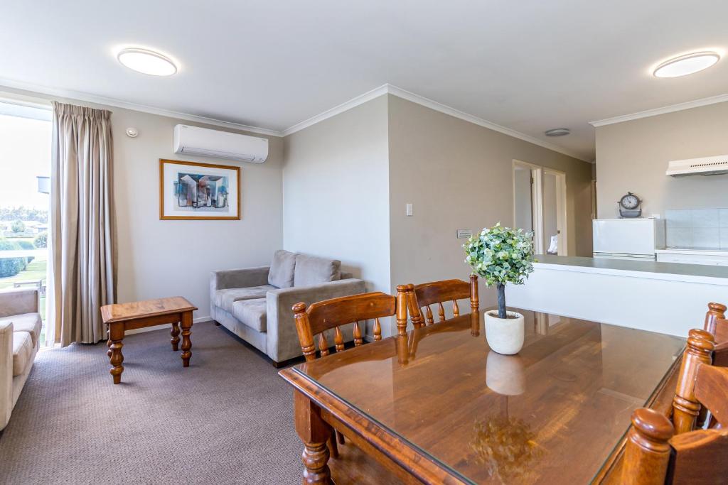 Kuchyň nebo kuchyňský kout v ubytování Sunny Apartment Methven