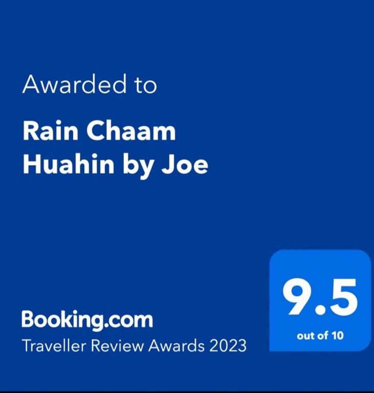Certifikát, hodnocení, plakát nebo jiný dokument vystavený v ubytování Rain Chaam Huahin by Joe