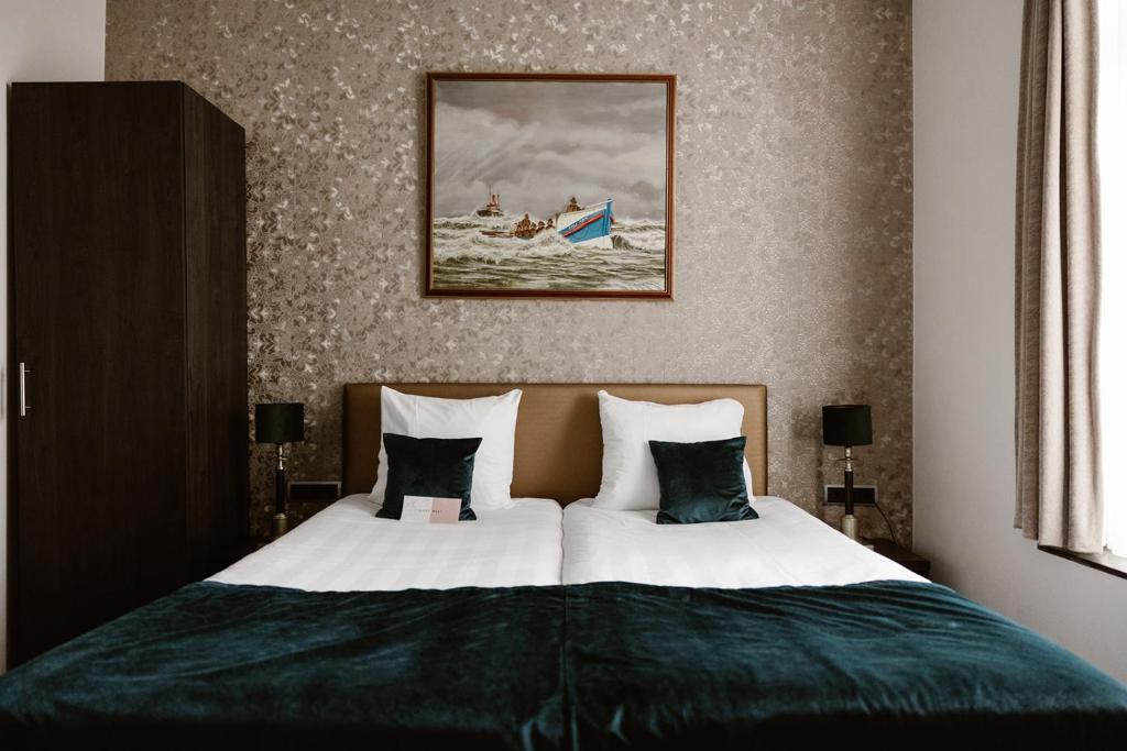 Postel nebo postele na pokoji v ubytování Hotel Amerika