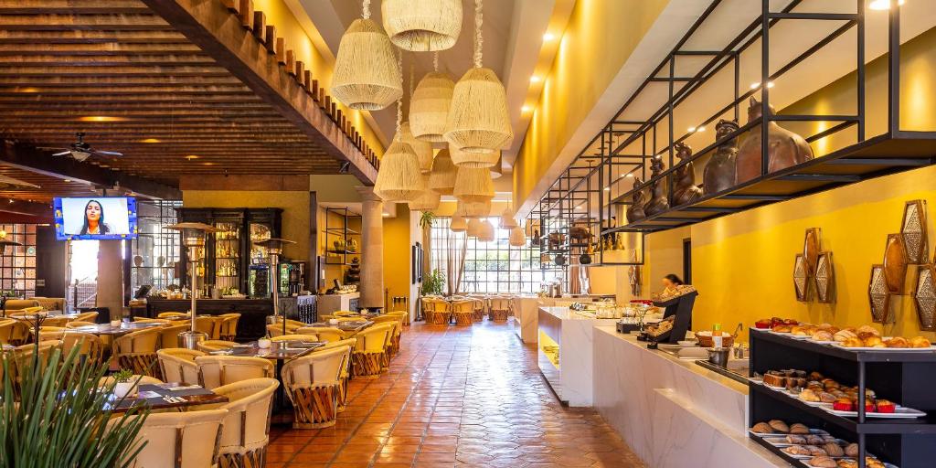 Restaurace v ubytování Real de Minas San Miguel de Allende
