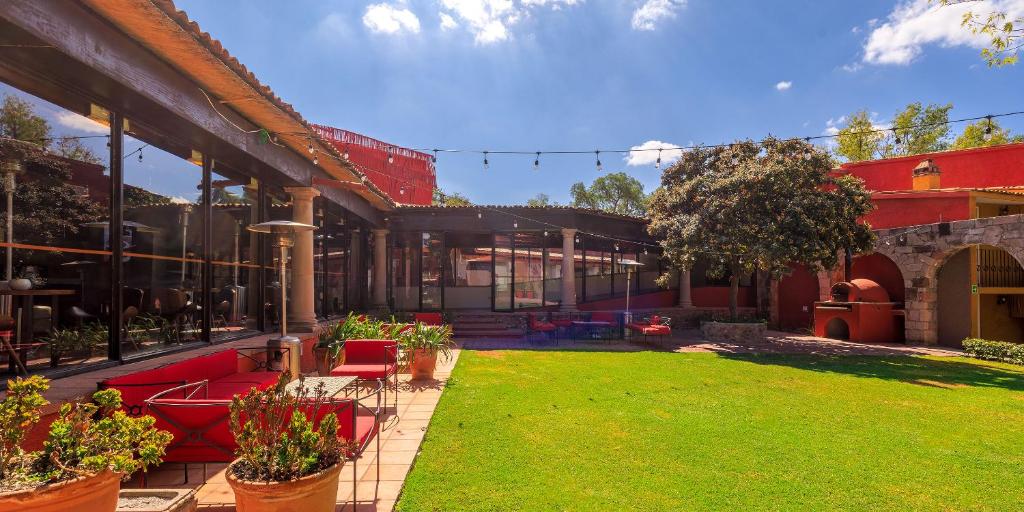 Zahrada ubytování Real de Minas San Miguel de Allende