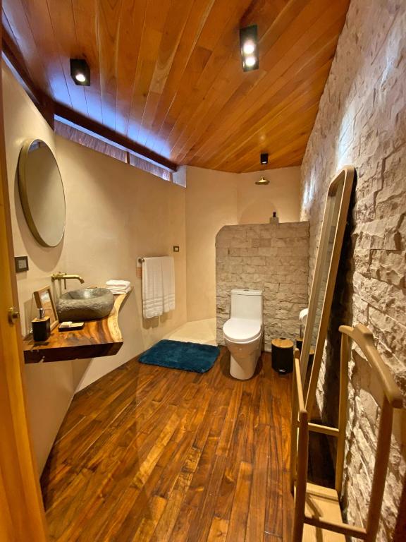 Koupelna v ubytování Casa Kaan Calakmul