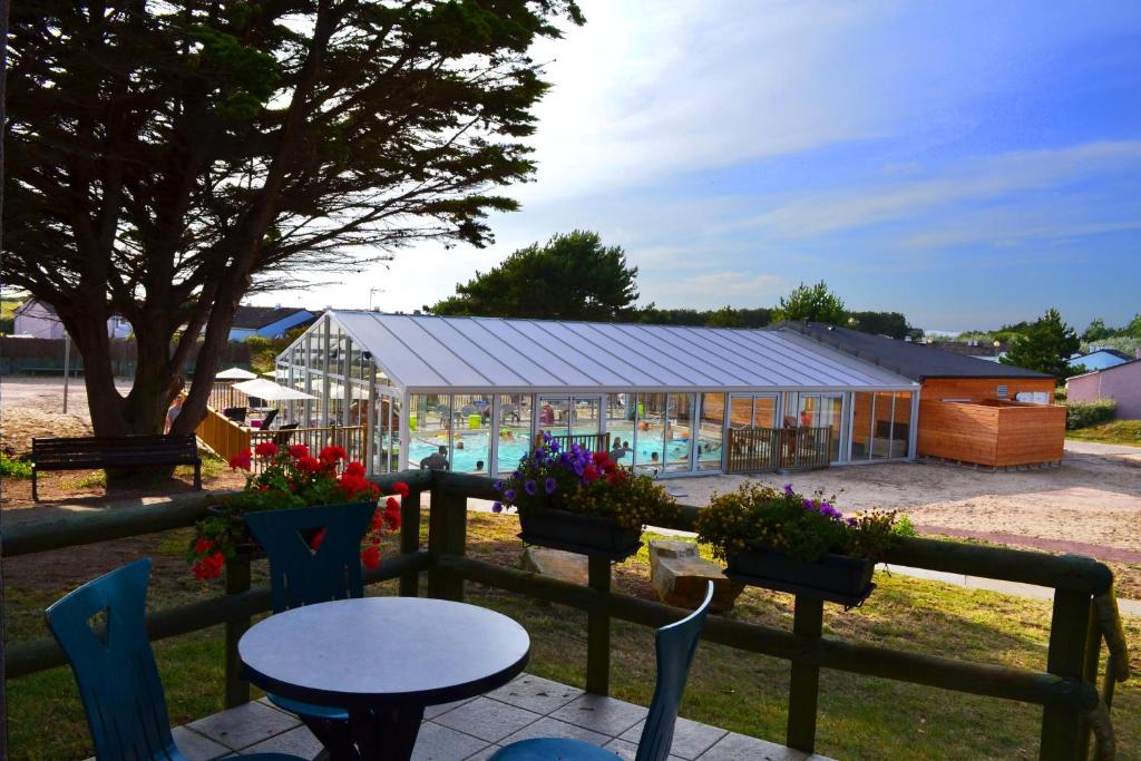 Zahrada ubytování VVF Cotentin Îles anglo-normandes