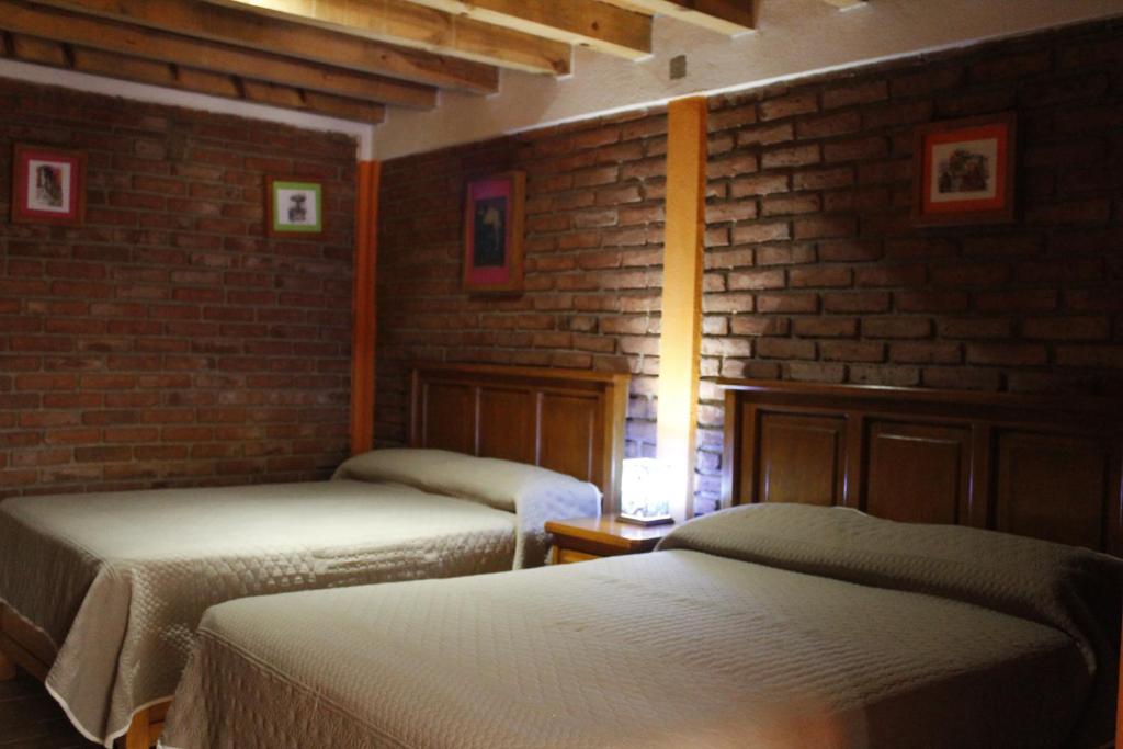 Postel nebo postele na pokoji v ubytování Casa Diez-59 Guanajuato Capital