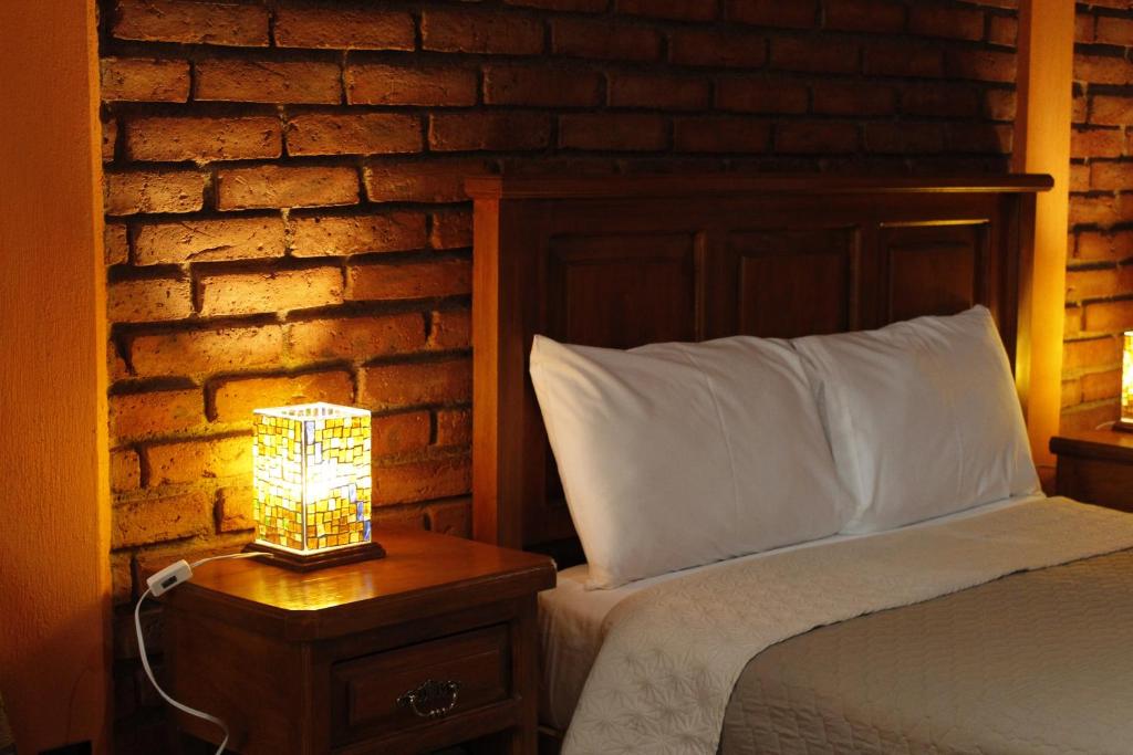 Postel nebo postele na pokoji v ubytování Casa Diez-59 Guanajuato Capital