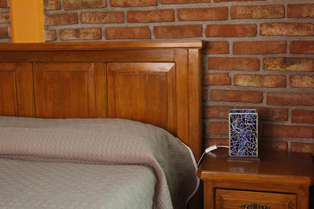 Postel nebo postele na pokoji v ubytování Casa Diez-59 Guanajuato Capital