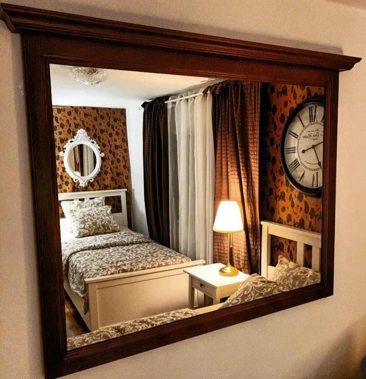 Postel nebo postele na pokoji v ubytování Honey house Lika