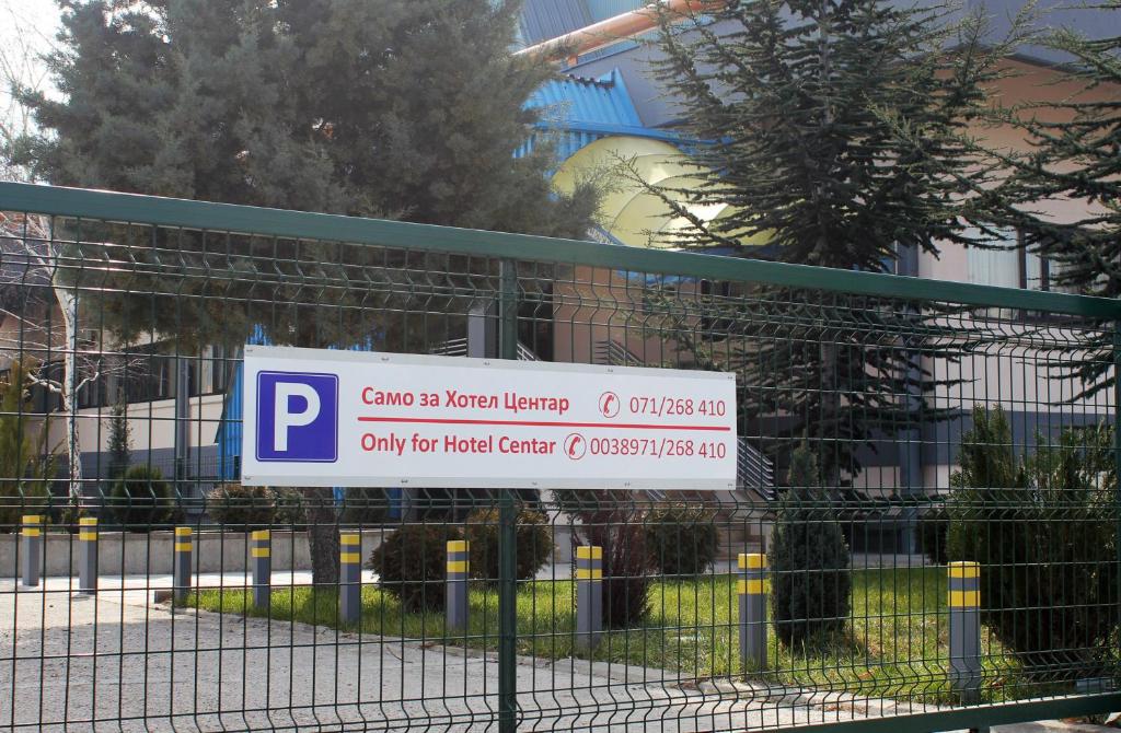 Certifikát, hodnocení, plakát nebo jiný dokument vystavený v ubytování Hotel Centar