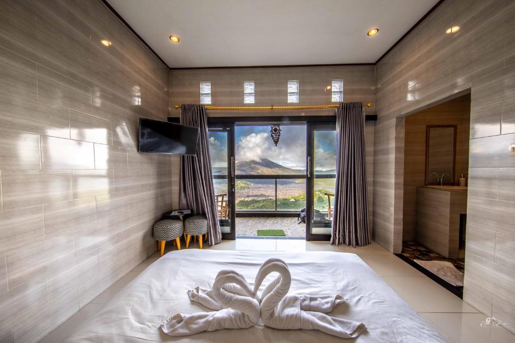 Batur view Homestay - Loft - Double Room With Mountain View