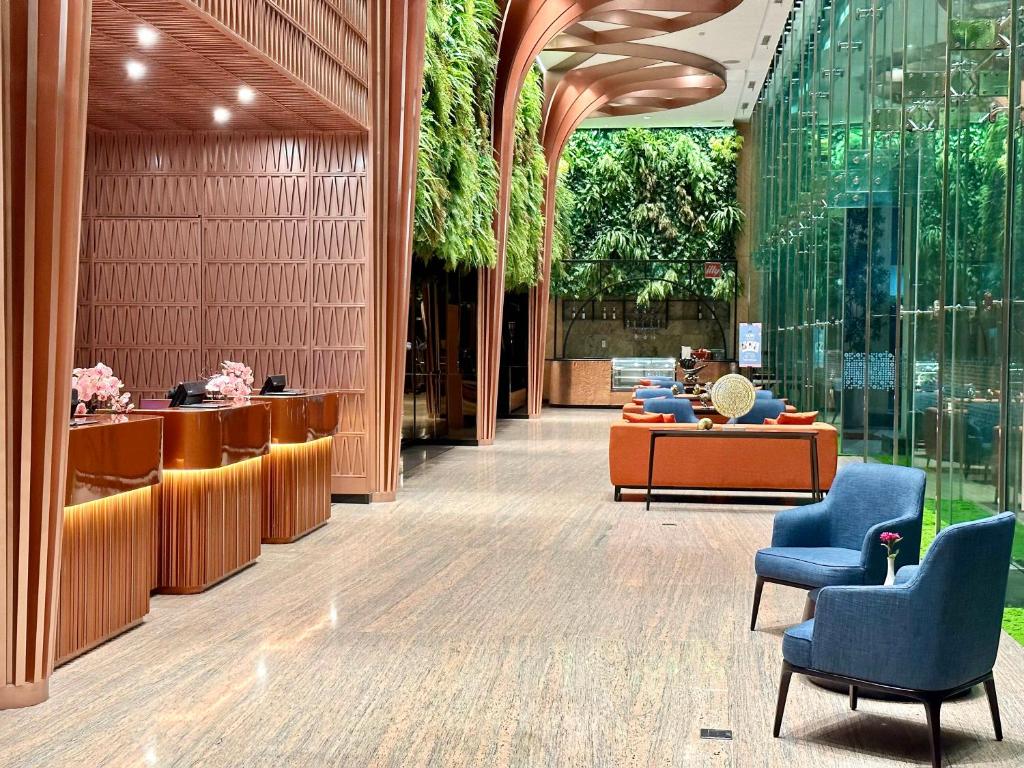 Posezení v ubytování HARRIS Hotel & Conventions Gubeng