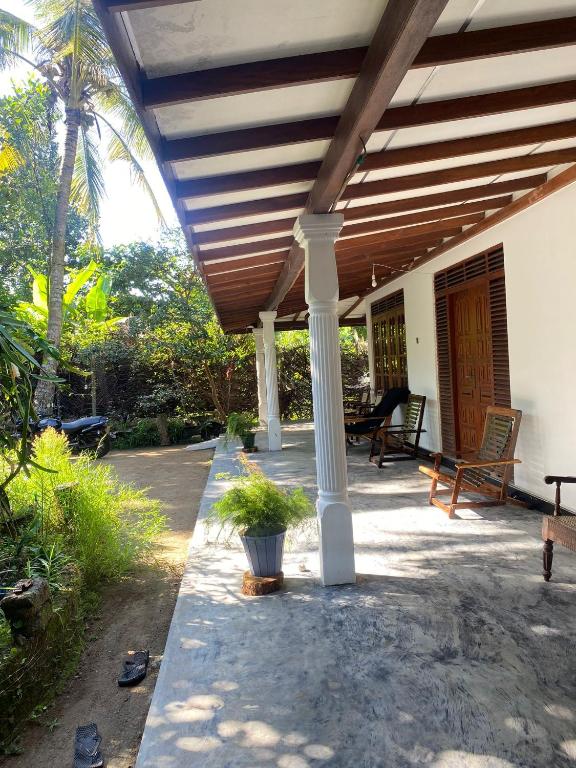 Zahrada ubytování Guruge villa
