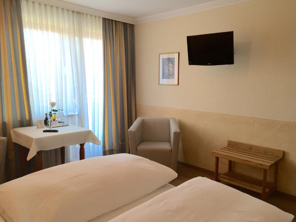 TV a/nebo společenská místnost v ubytování Hotel Sollner Hof
