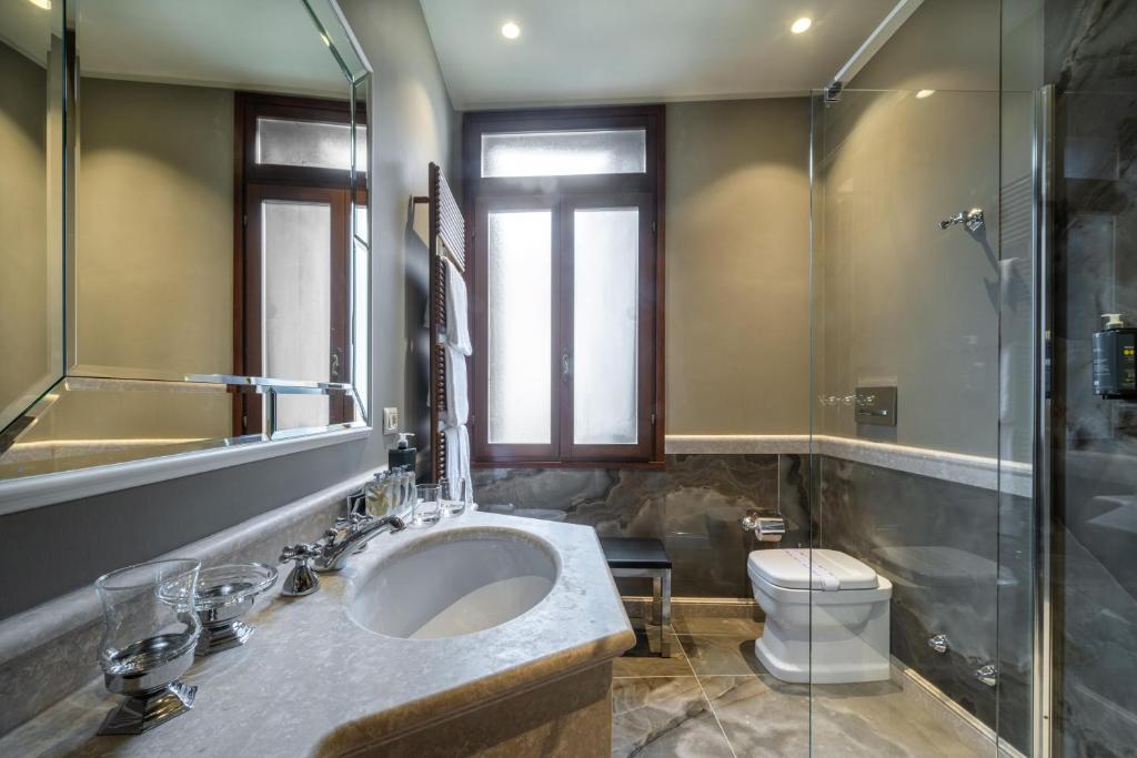 Koupelna v ubytování Hotel Palazzo Priuli