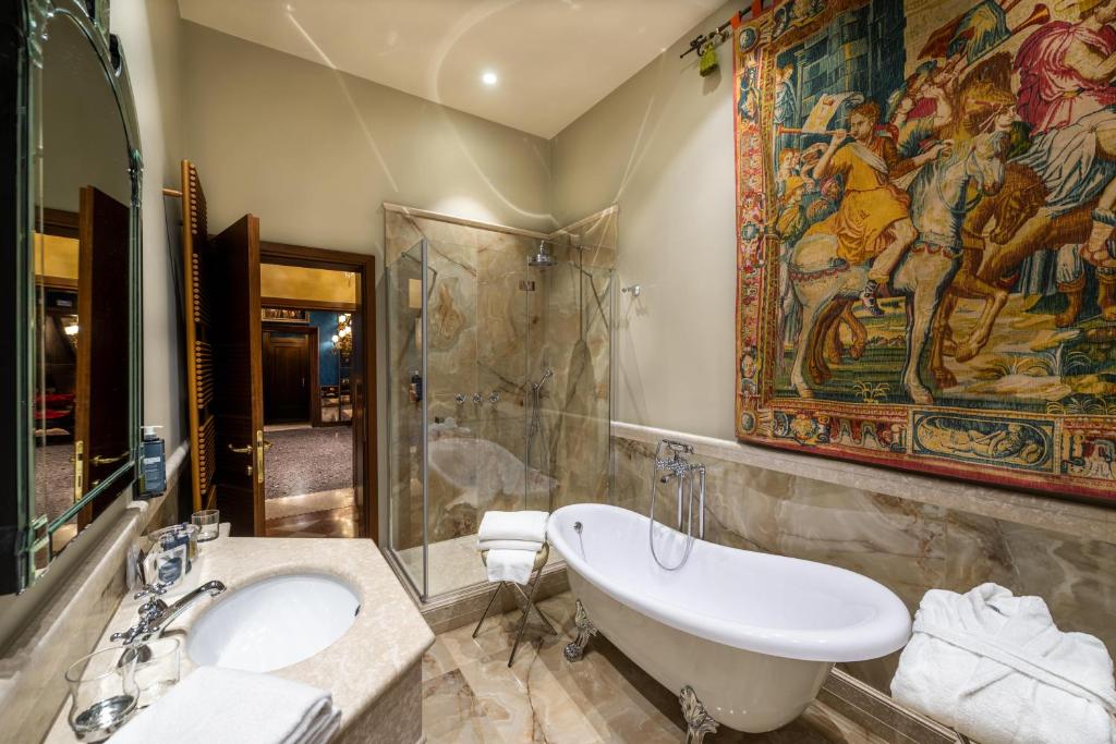 Koupelna v ubytování Hotel Palazzo Priuli