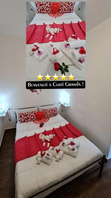 Postel nebo postele na pokoji v ubytování Curti Granda