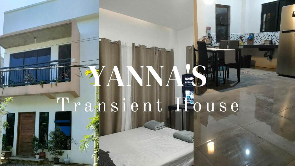 a room with a bedroom and a apartment house at Yannas transient house in Roxas City