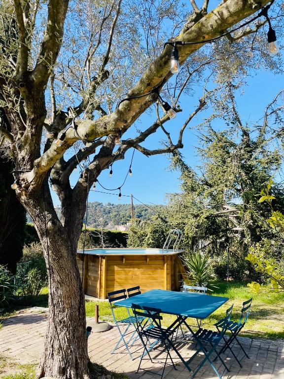 Vonkajšia záhrada v ubytovaní L'ATELIER - Piscine - Dans les vignes - Cassis