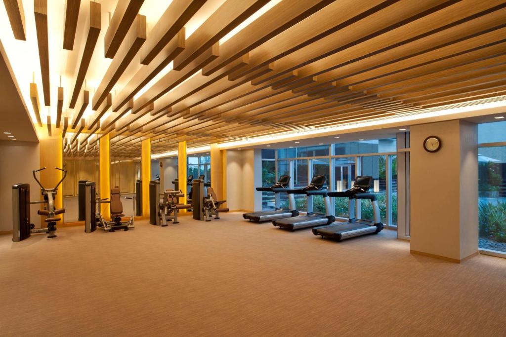 Fitness centrum a/nebo fitness zařízení v ubytování Hyatt Regency Ahmedabad