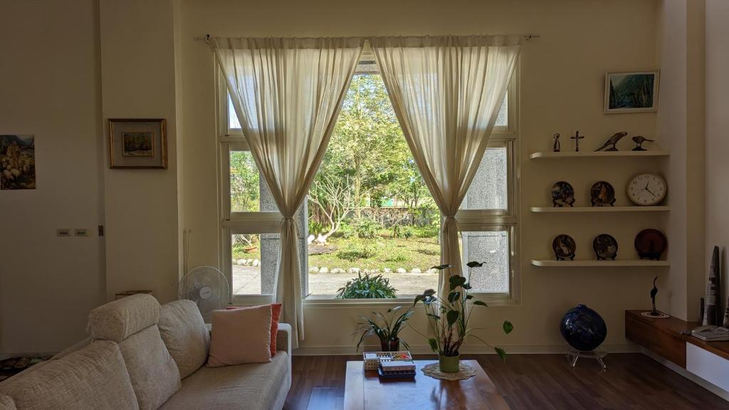 Posezení v ubytování Tien Chon Xiao Lin Homestay