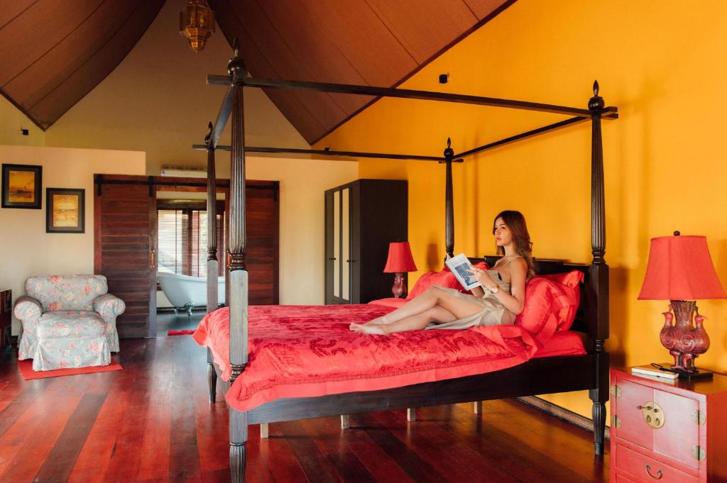 Posezení v ubytování Nakara Villas & Glamping Udon Thani
