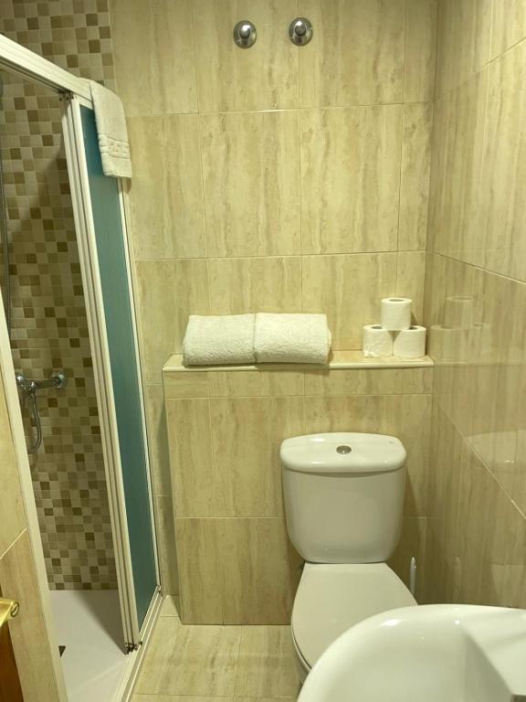 Kúpeľňa v ubytovaní HOSTAL CID