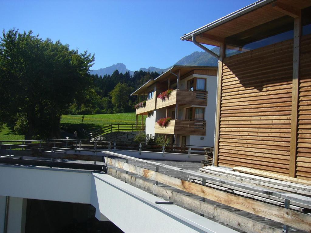 A balcony or terrace at Apartments Karlhof