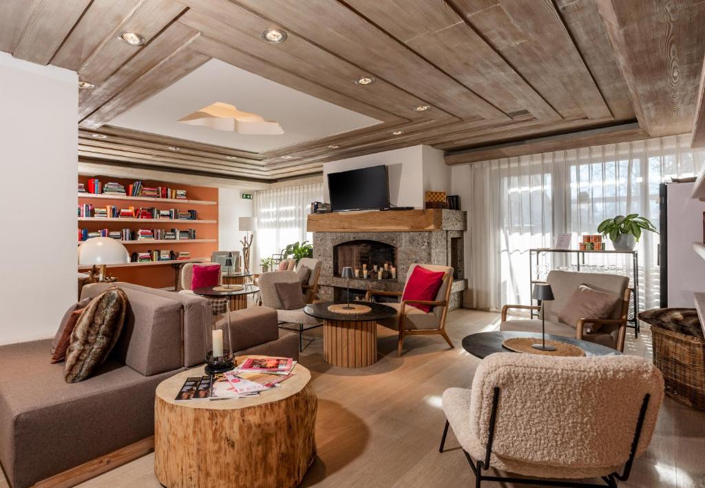 Posezení v ubytování Hotel Villa Lago Garni