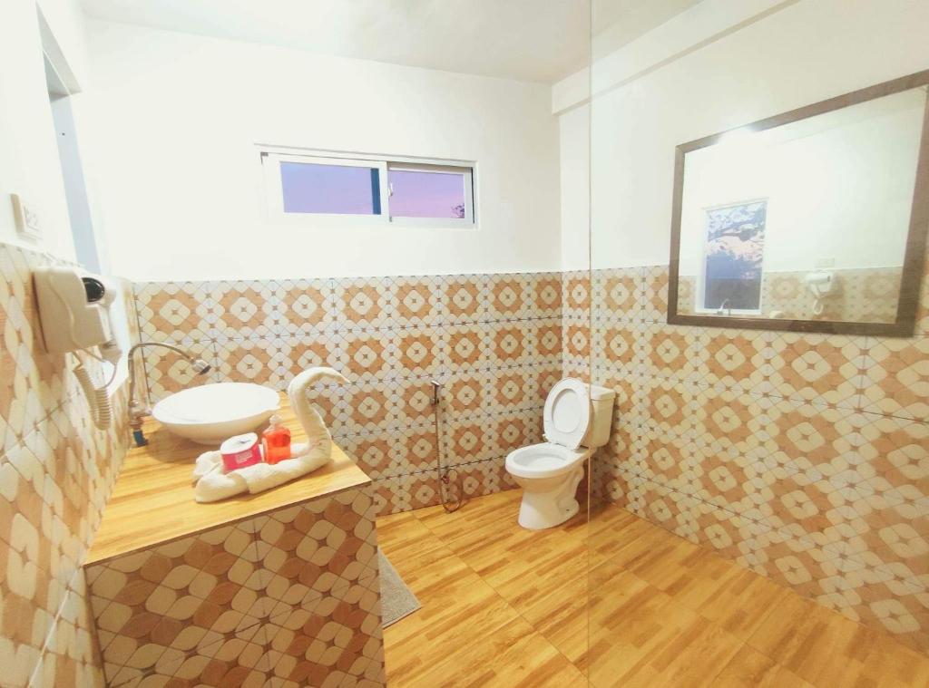 Vannas istaba naktsmītnē Apartment in Holidays Beach Resort
