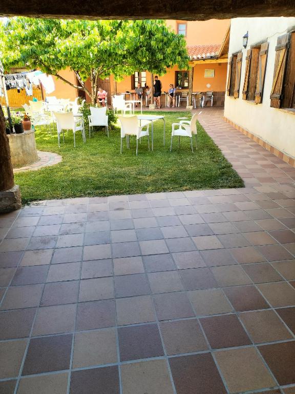Zahrada ubytování Albergue Don Camino