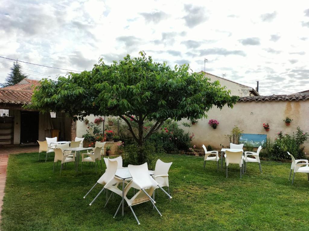 Zahrada ubytování Albergue Don Camino