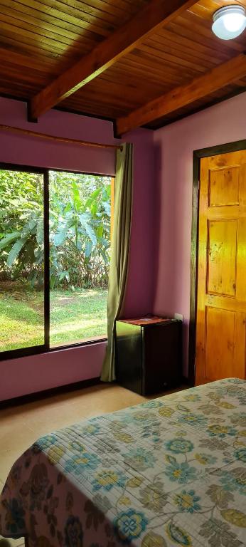 Postel nebo postele na pokoji v ubytování Ciudad Perdida EcoLodge