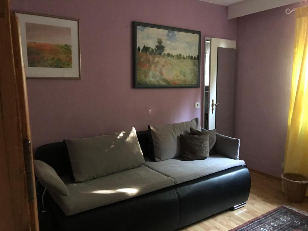 Posezení v ubytování Ferienzimmer Rogi