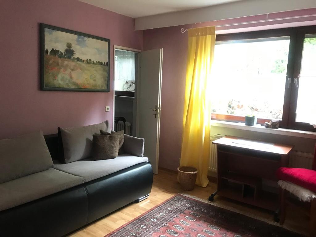 Posezení v ubytování Ferienzimmer Rogi