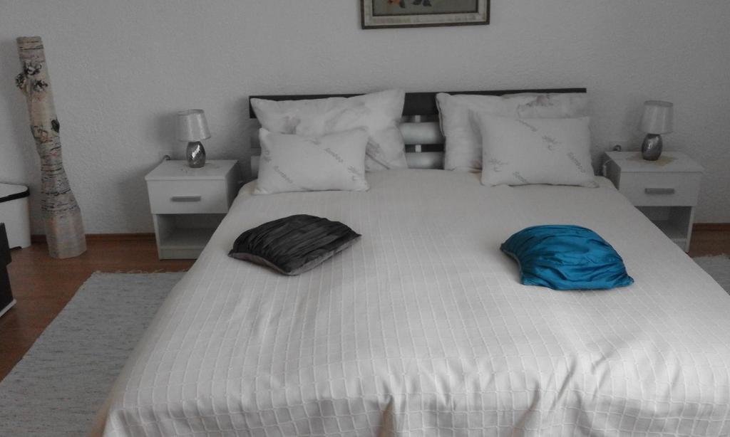 Postel nebo postele na pokoji v ubytování Sobe za noćenje Gospić