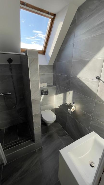 Kúpeľňa v ubytovaní Végvári Hotel Eger