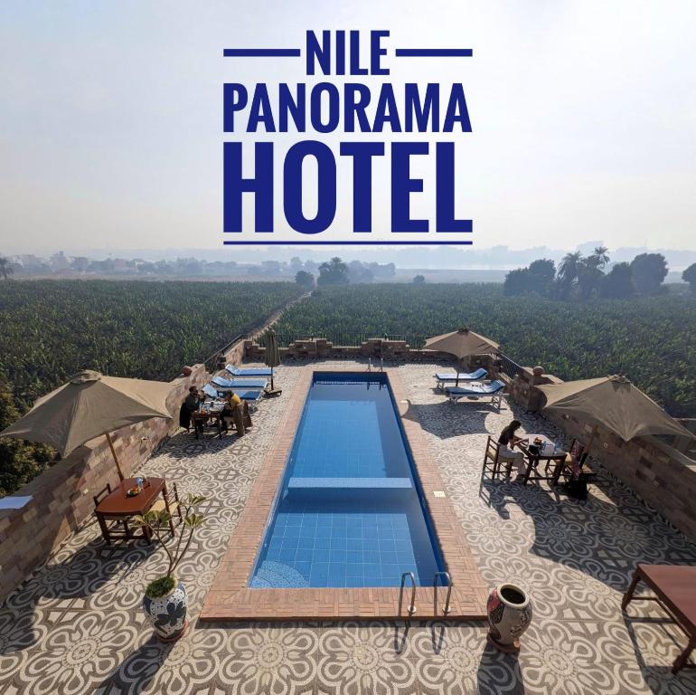 Vaade basseinile majutusasutuses Nile Panorama Hotel või selle lähedal
