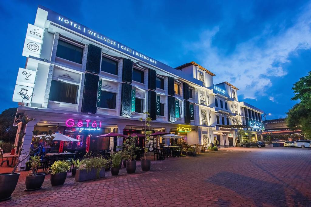 Budova, kde se hotel nachází