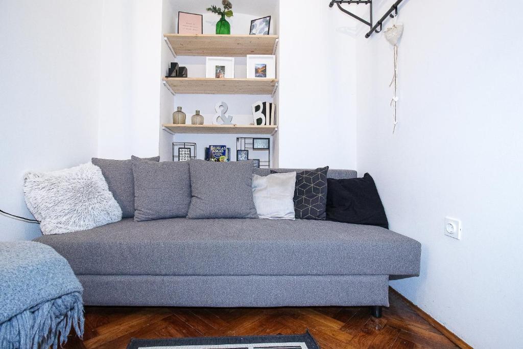 Posezení v ubytování Apartment G37