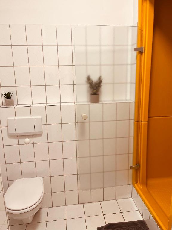 Koupelna v ubytování Gasthof Hotel Bräustübl