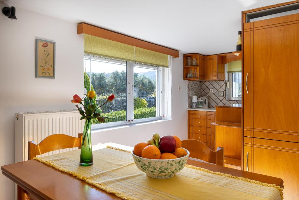 Kuchyň nebo kuchyňský kout v ubytování Villa Marianna
