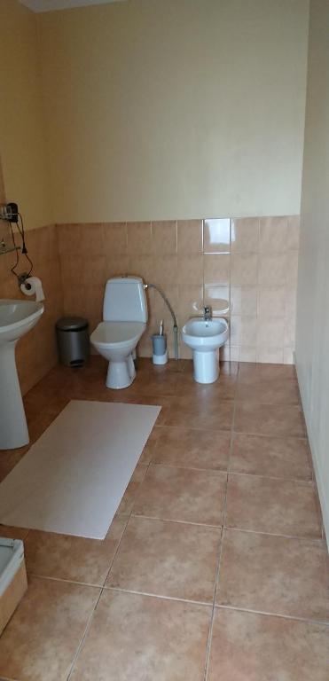 Koupelna v ubytování Gamma Hotel