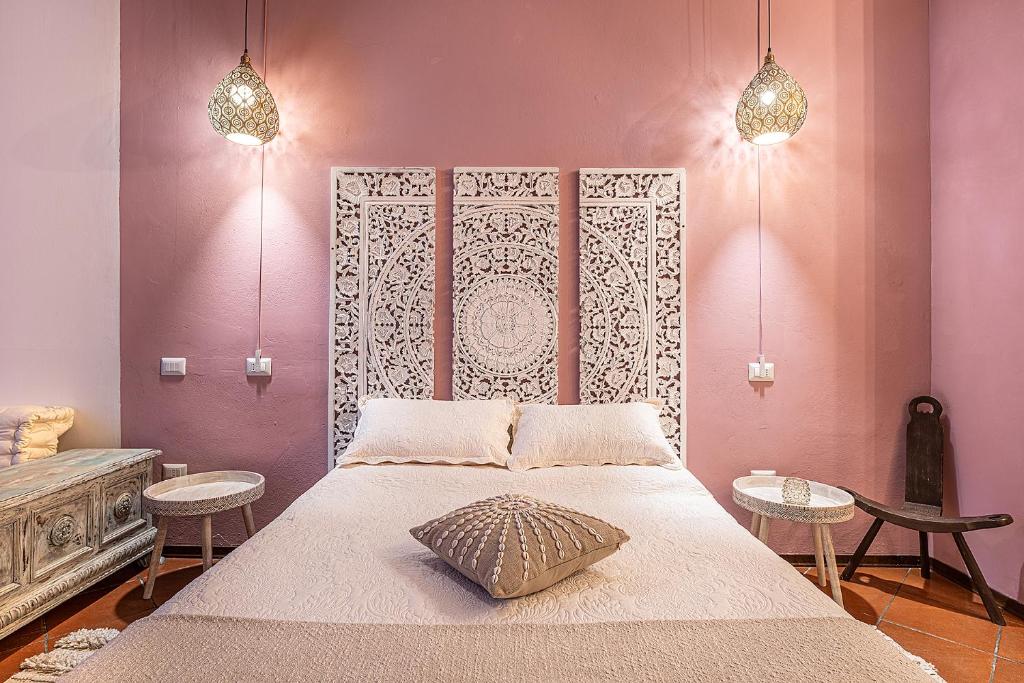 Posteľ alebo postele v izbe v ubytovaní White & Gold Suite Verona