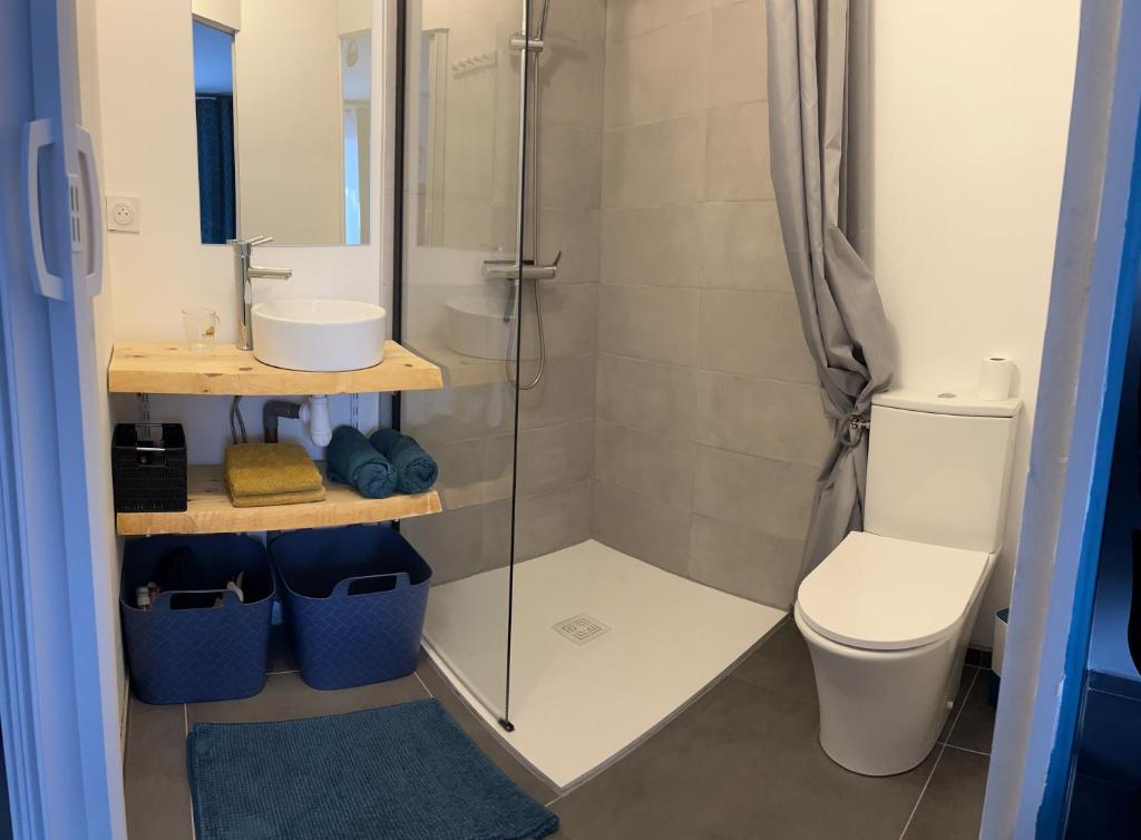 Kúpeľňa v ubytovaní Blu'in - Mérignies
