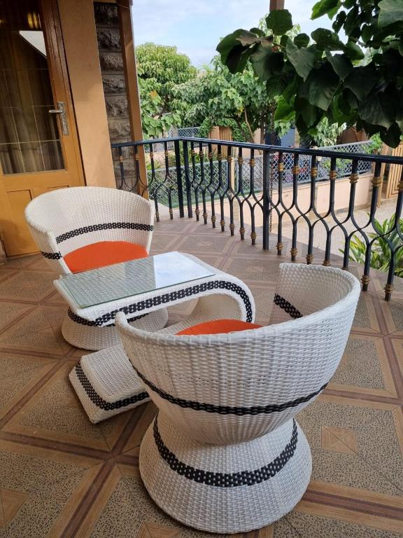 Balkón nebo terasa v ubytování Asyana Gardens