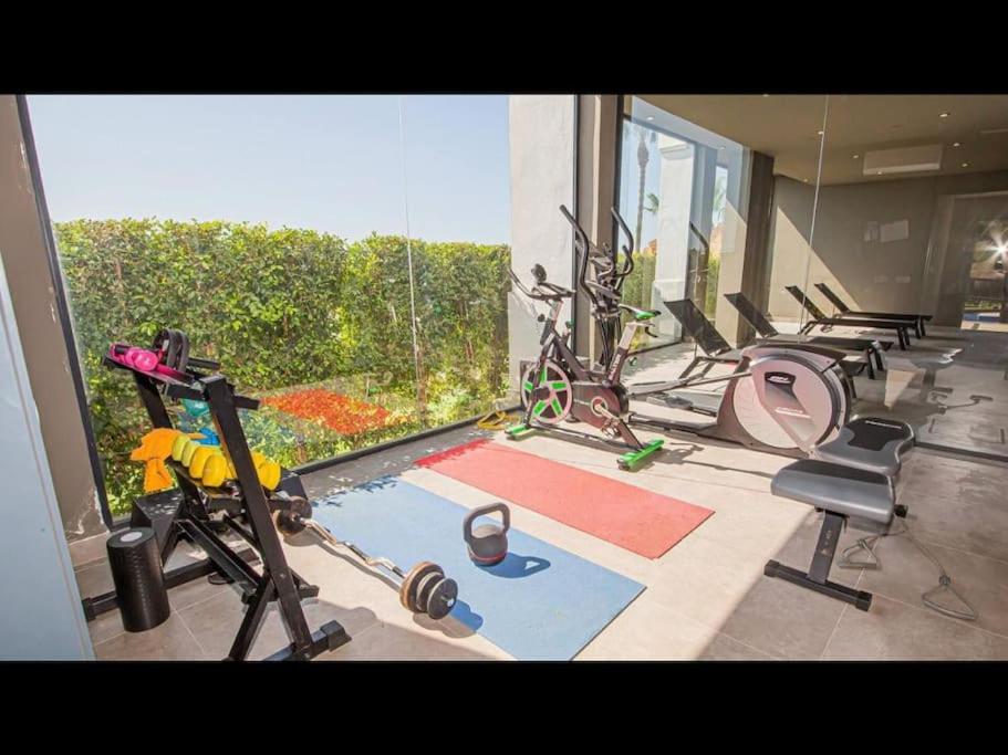 Fitness centrum a/nebo fitness zařízení v ubytování Hakuna Matata