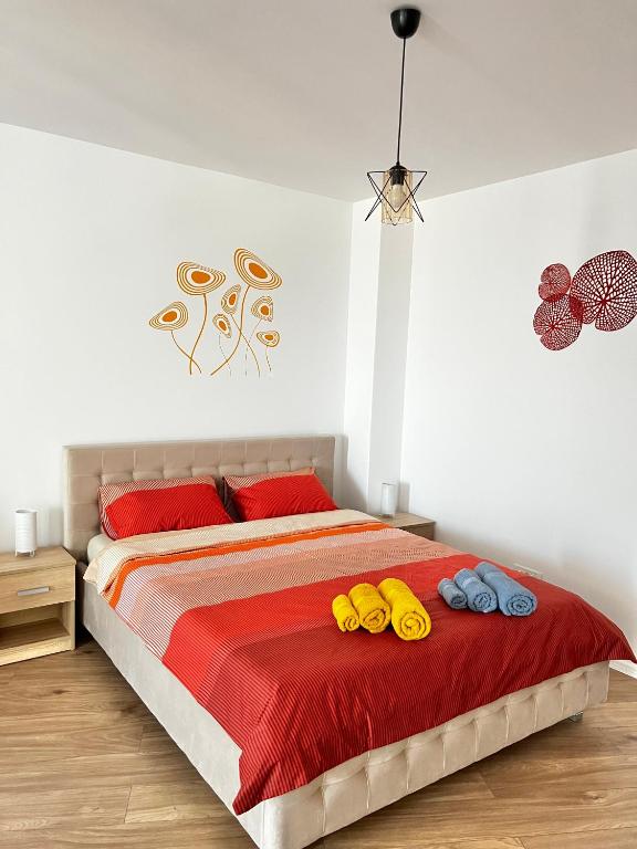 Postel nebo postele na pokoji v ubytování Apartment Mara 1