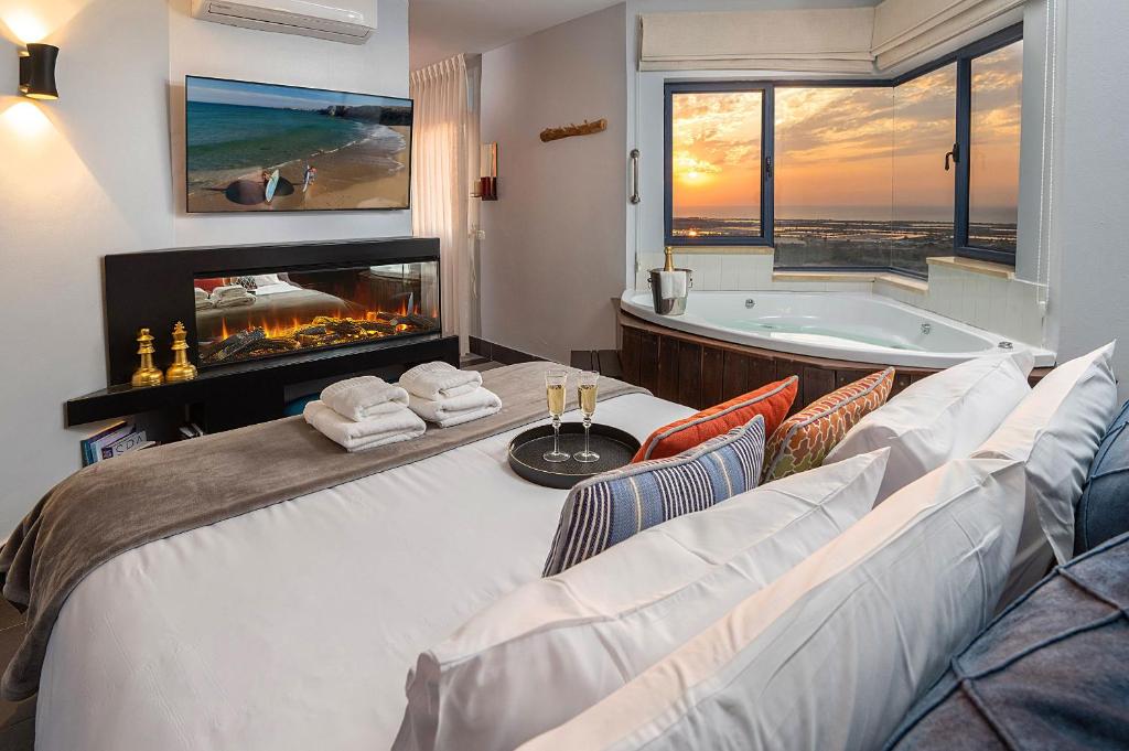 Yama Wine Spa and Suites - Sala Regina Con Vista Sul Mare