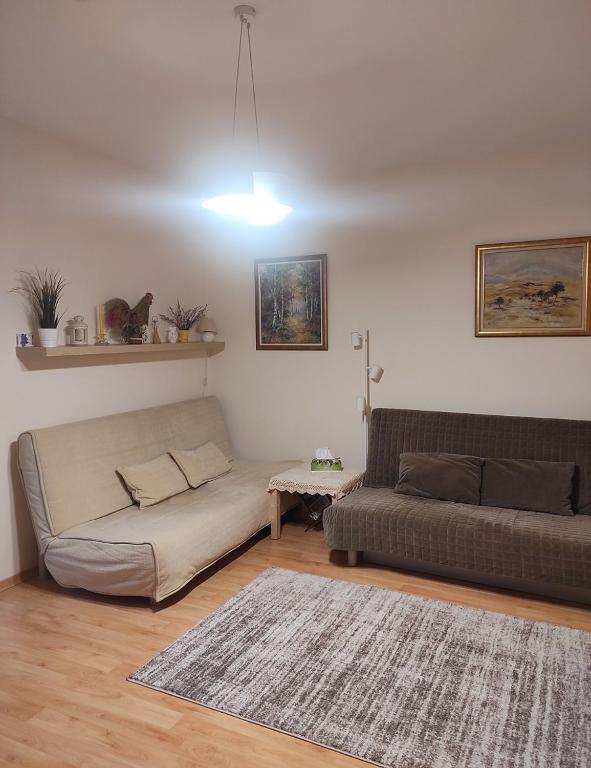Część wypoczynkowa w obiekcie Apartamenty Przytulny - Pod Aniołem