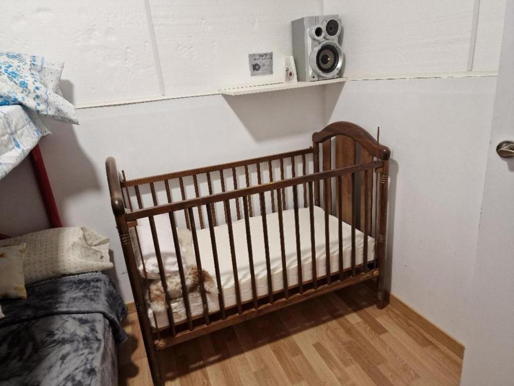 Postel nebo postele na pokoji v ubytování APARTAMENTO MADRID Norte