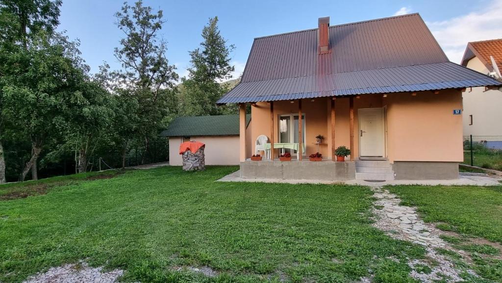 Zahrada ubytování Jankovic Chalet